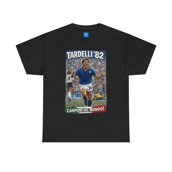 Spain 82 World Cup Marco Tardelli Goal Celebration T-Shirt
