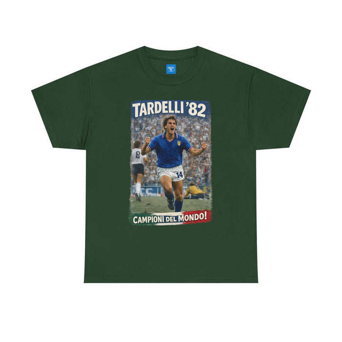 Spain 82 World Cup Marco Tardelli Goal Celebration T-Shirt