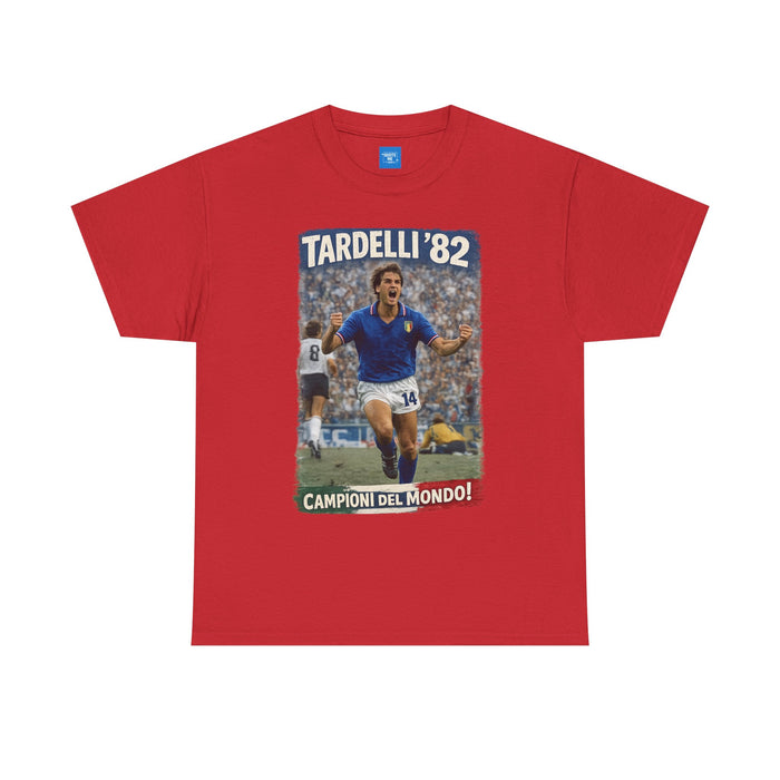 Spain 82 World Cup Marco Tardelli Goal Celebration T-Shirt