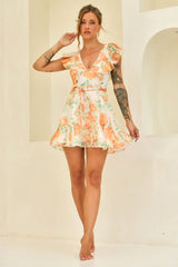 Sunroom Mini Dress - Orange