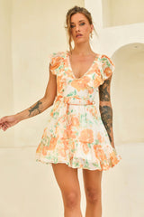Sunroom Mini Dress - Orange