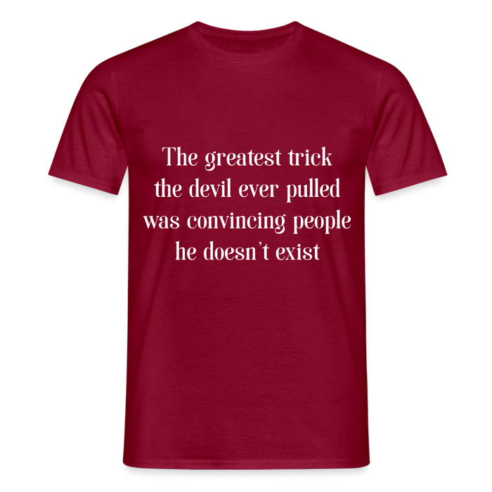 Unusual Suspects T-Shirt - brick red