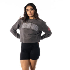 THORNS FC LADIES LONG SLEEVE CREW CROP TOP