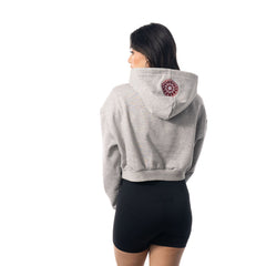 THORNS FC LADIES LONG SLEEVE CROPPED GLITTER HOODIE