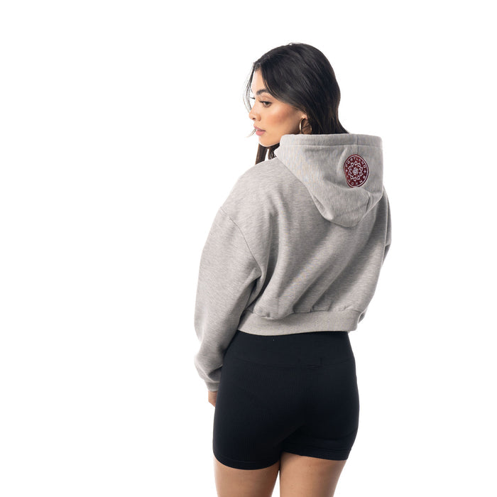 THORNS FC LADIES LONG SLEEVE CROPPED GLITTER HOODIE