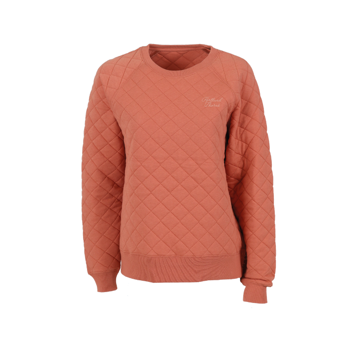 THORNS FC LADIES LONG SLEEVE QUILTED CREW NECK