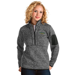 TIMBERS FC LADIES FORTUNE LONG SLEEVE OATMEAL HALF ZIP PULLOVER