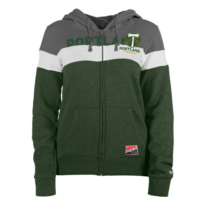 TIMBERS FC LADIES LONG SLEEVE BLOCK JACKET