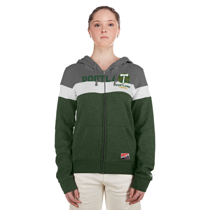 TIMBERS FC LADIES LONG SLEEVE BLOCK JACKET