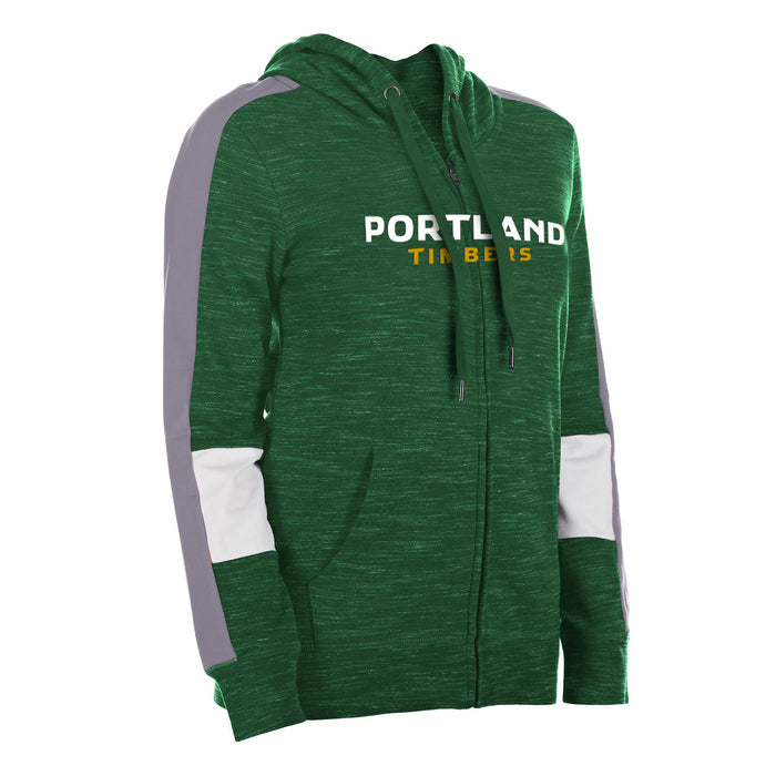 TIMBERS FC LADIES LONG SLEEVE SKETCH ZIP UP