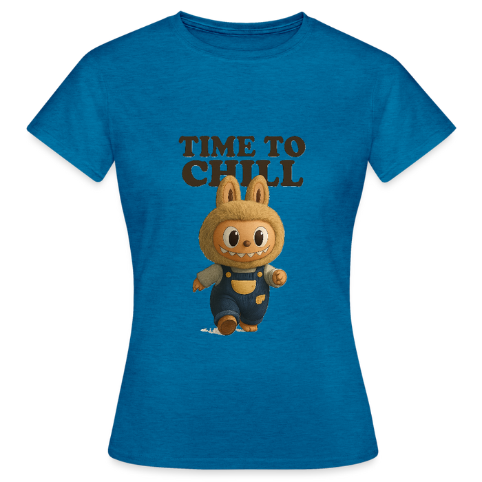 Time to chill T-Shirt - antique blue sapphire heather
