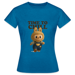Time to chill T-Shirt - antique blue sapphire heather