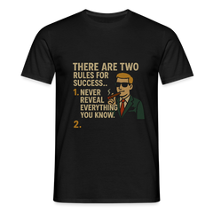 Two rules for success T-shirt - black