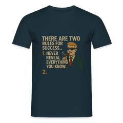 Two rules for success T-shirt - navy